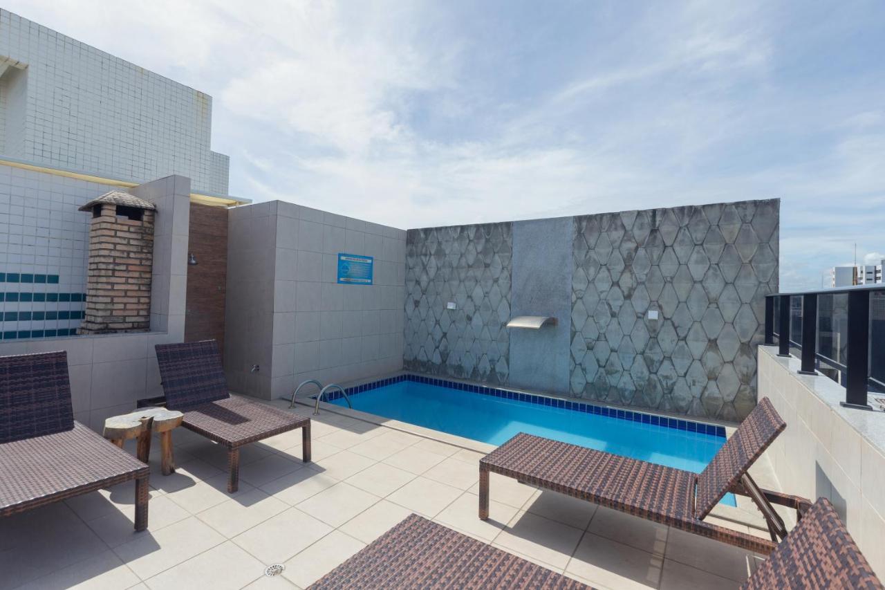 Flat Quarto E Sala C/ Vista Mar Espetacular Maceio (Alagoas) Exterior photo