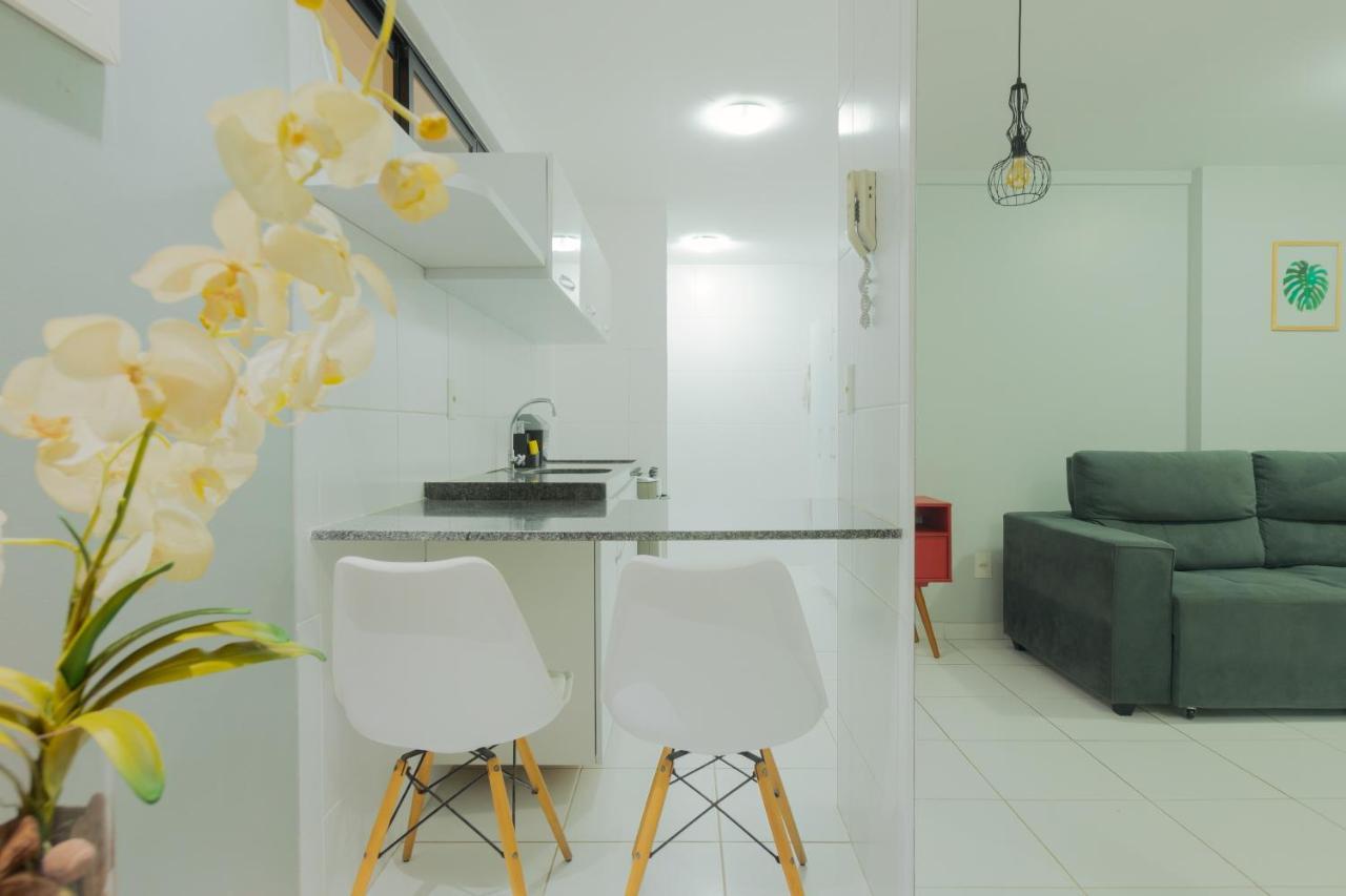 Flat Quarto E Sala C/ Vista Mar Espetacular Maceio (Alagoas) Exterior photo